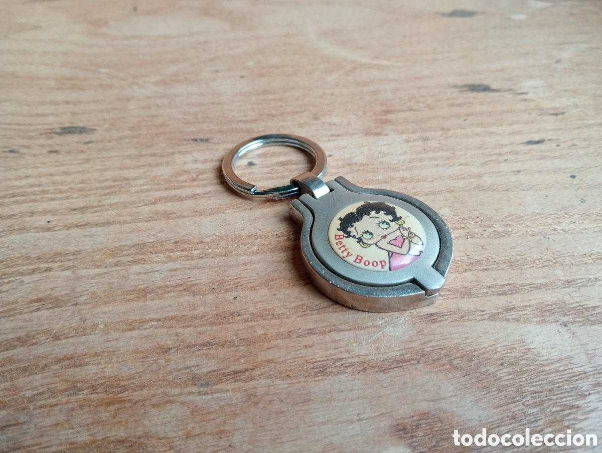 Coleccionismo de llaveros: Betty boop keychain with mirror