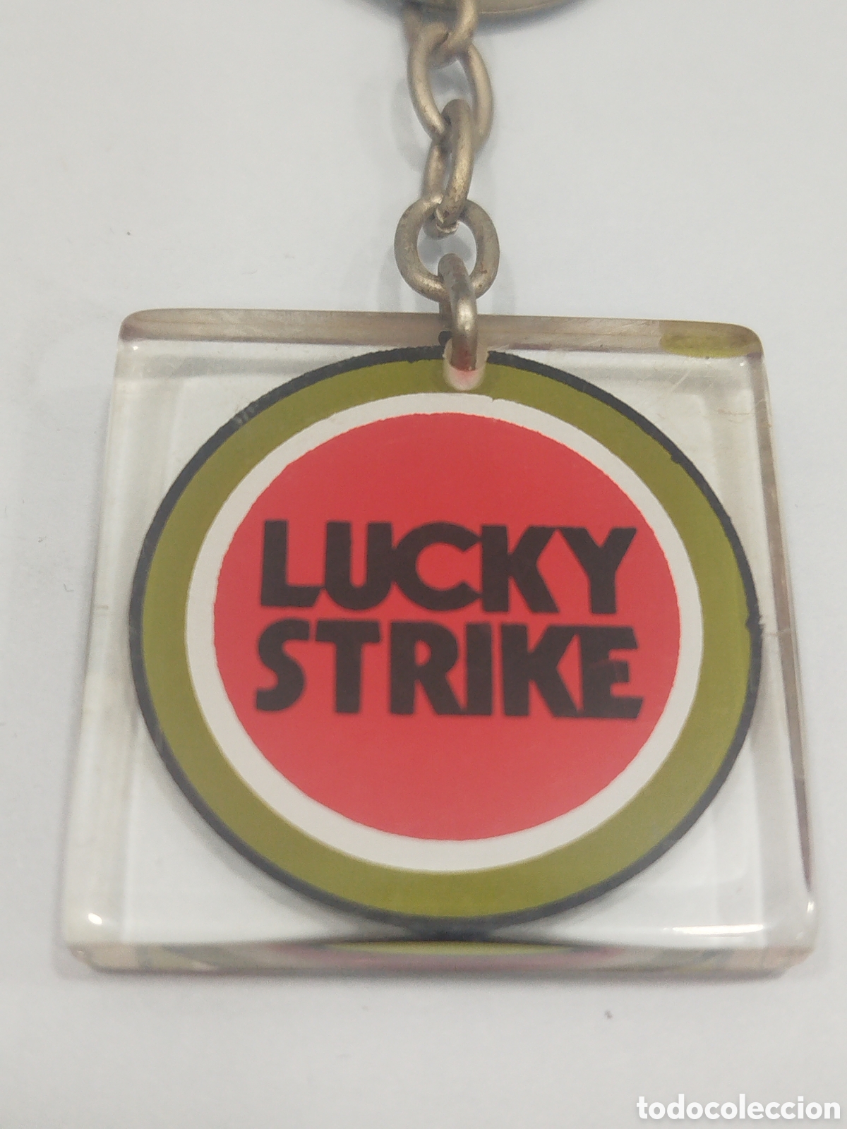 Coleccionismo de llaveros: ANTIGUO LLAVERO DE TABACO: LUCKY STRIKE. A&Ntilde;OS 90.