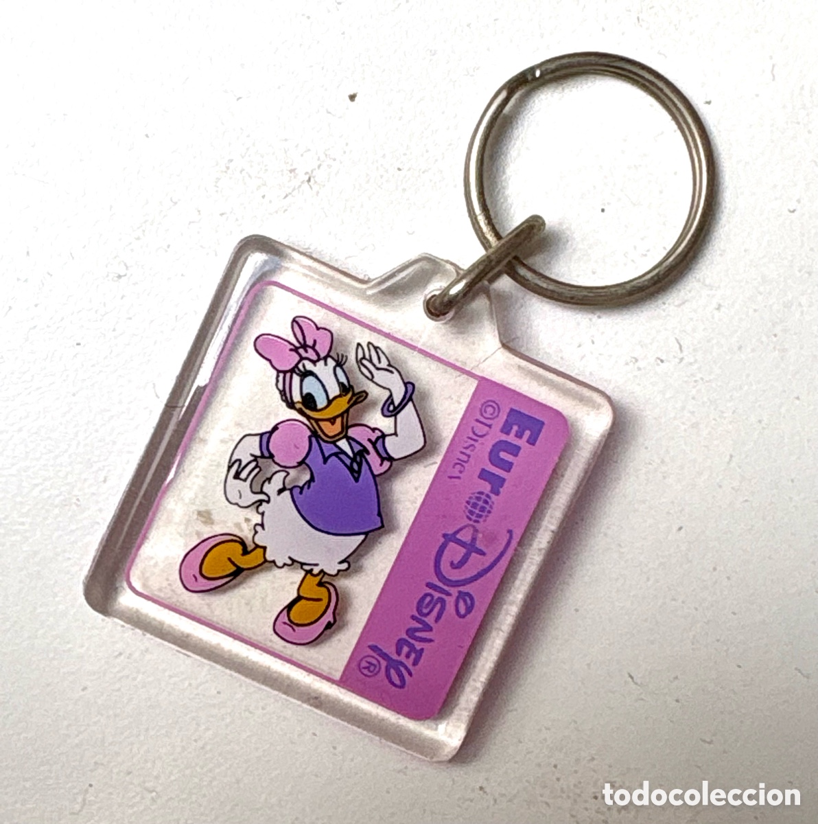 Coleccionismo de llaveros: Llavero Vintage Euro Disney Original (A&ntilde;os 90) - Pata Daisy