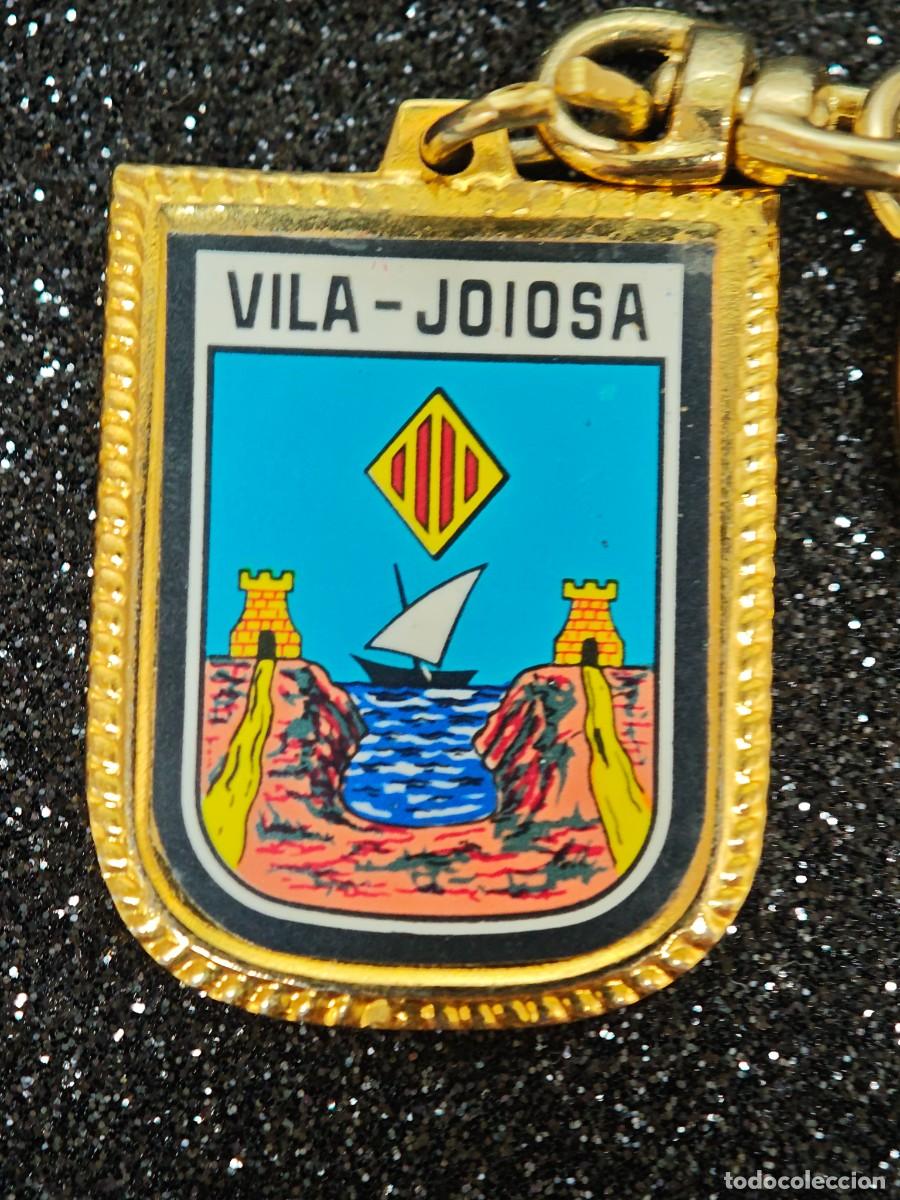 Coleccionismo de llaveros: LLAVERO A&Ntilde;OS 90 RECUERDO DE VILLA - JOIOSA ESCUDO