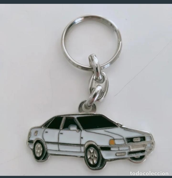 Coleccionismo de llaveros: Llavero audi 80 blanco