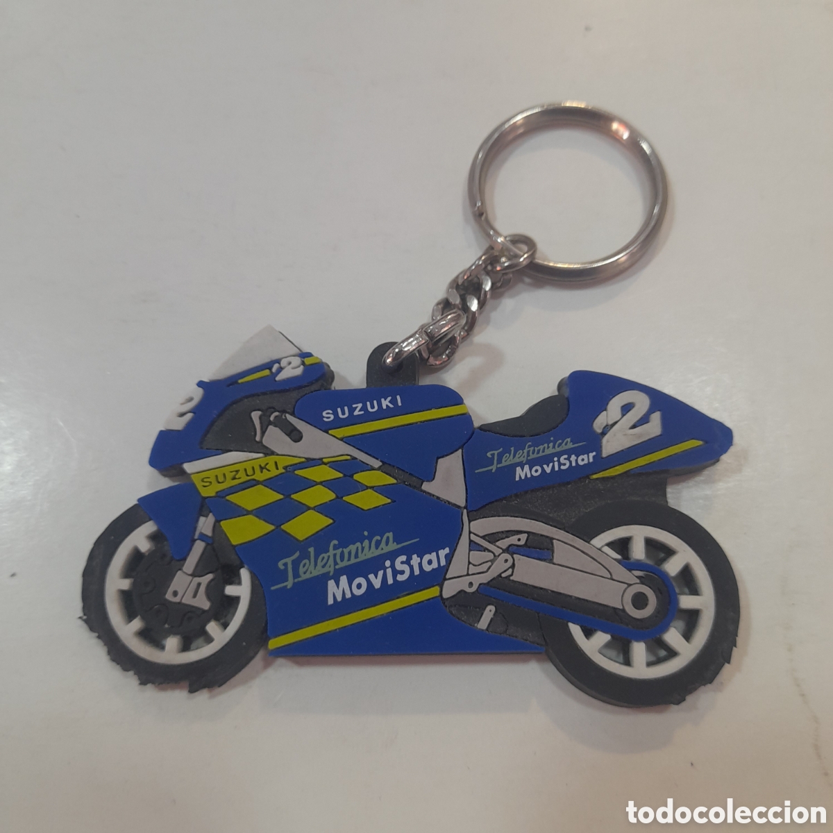 Coleccionismo de llaveros: Llavero de goma Suzuki
