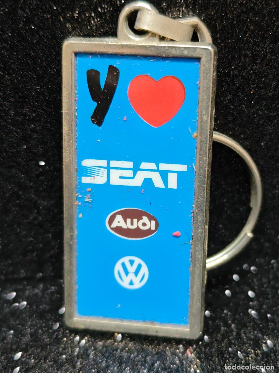 Coleccionismo de llaveros: LLAVERO LOGO SEAT AUDI a&ntilde;os 90