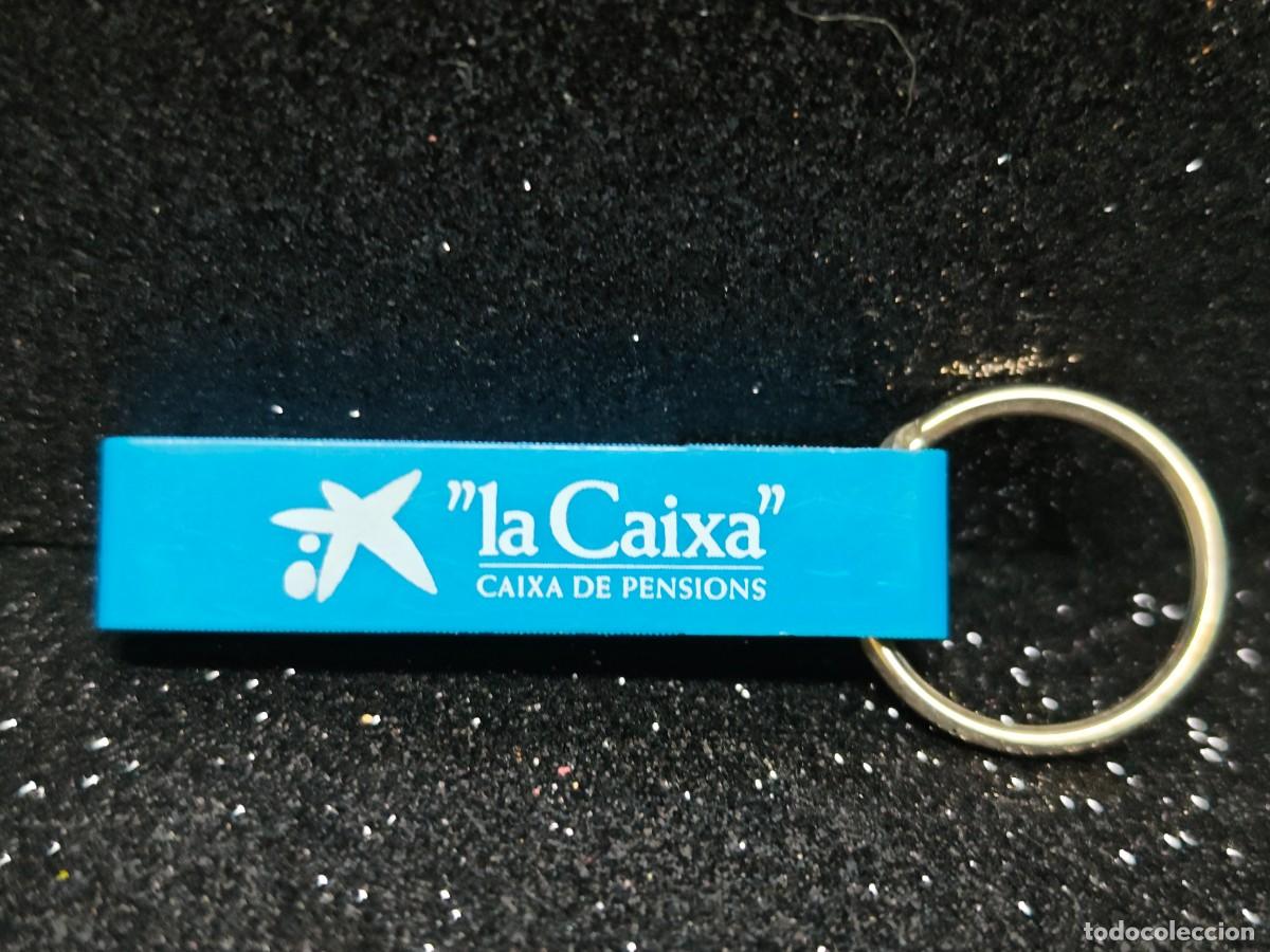 Coleccionismo de llaveros: LLAVERO LA CAIXA BOLIGRAFO NO ESCRIBE
