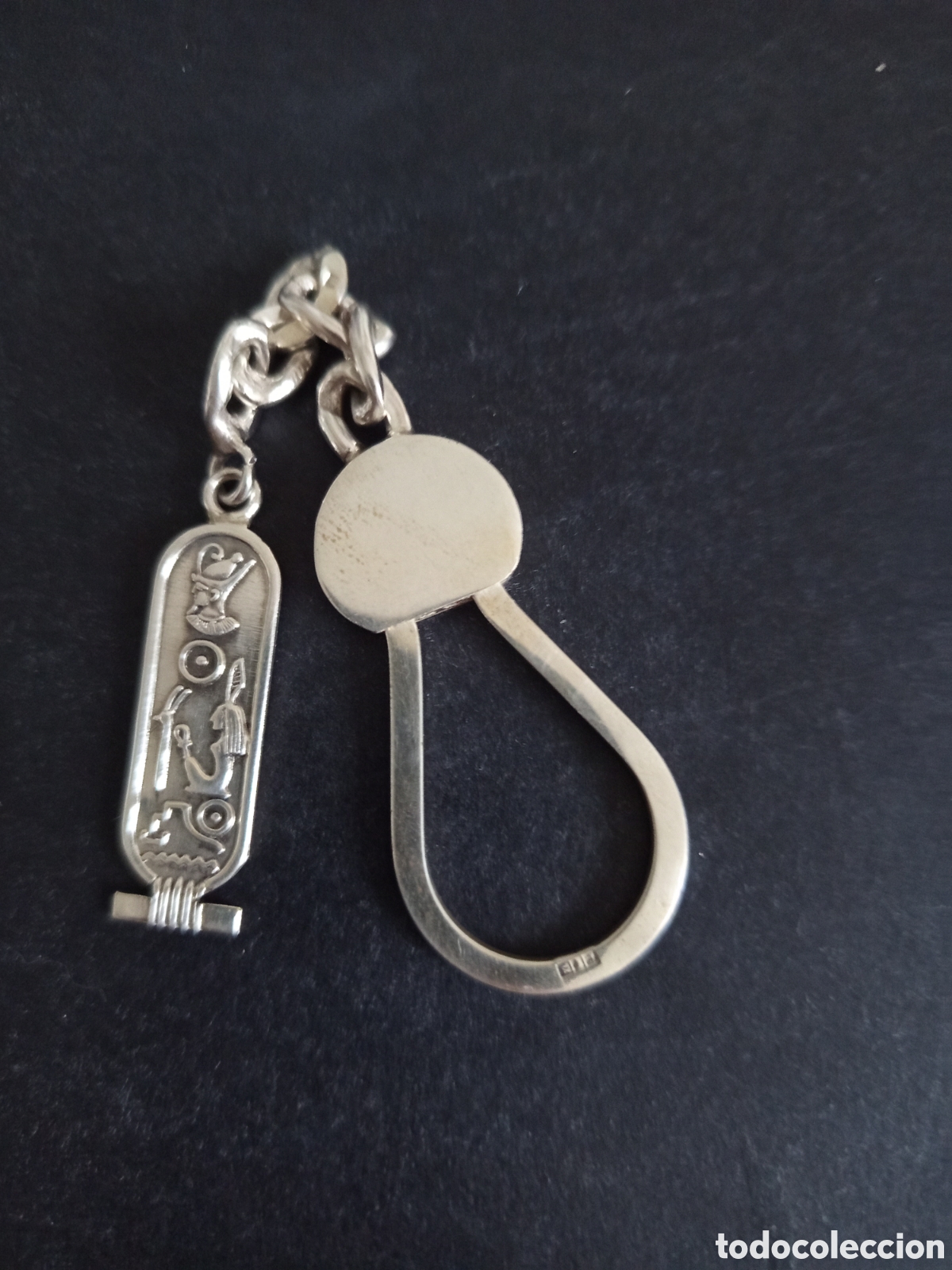 Coleccionismo de llaveros: Llavero, de plata, con motivos del antiguo Egipto. Peso:23,37 gramos. Pedido m&iacute;nimo 3&euro;