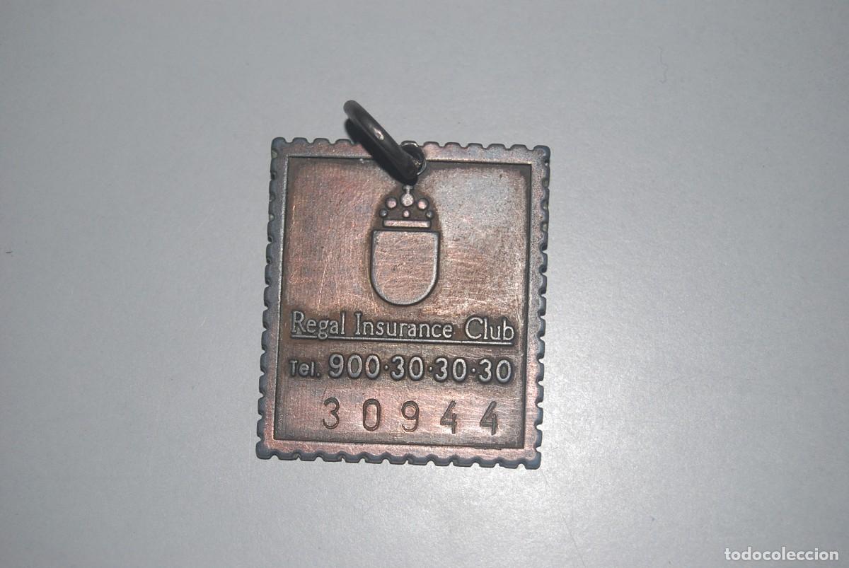 Coleccionismo de llaveros: ANTIGUA PLACA - LLAVERO DE REGAL INSURANCE CLUB