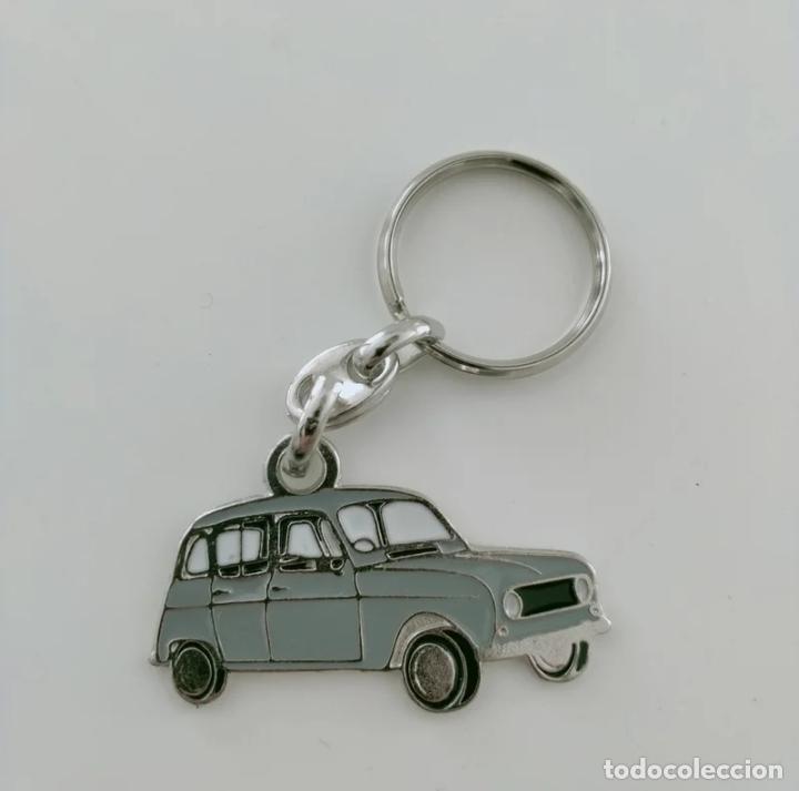 Coleccionismo de llaveros: Llavero Renault 4 gris....
