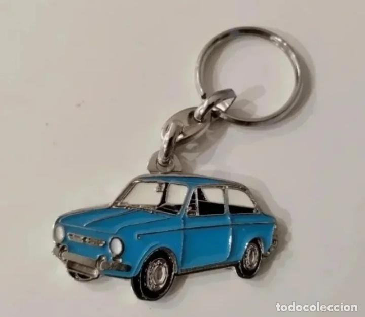 Coleccionismo de llaveros: llavero seat 850 azul