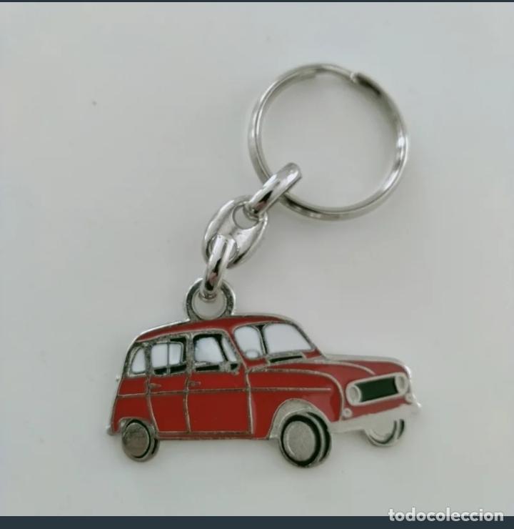 Coleccionismo de llaveros: Llavero renault 4 rojo - Foto 1