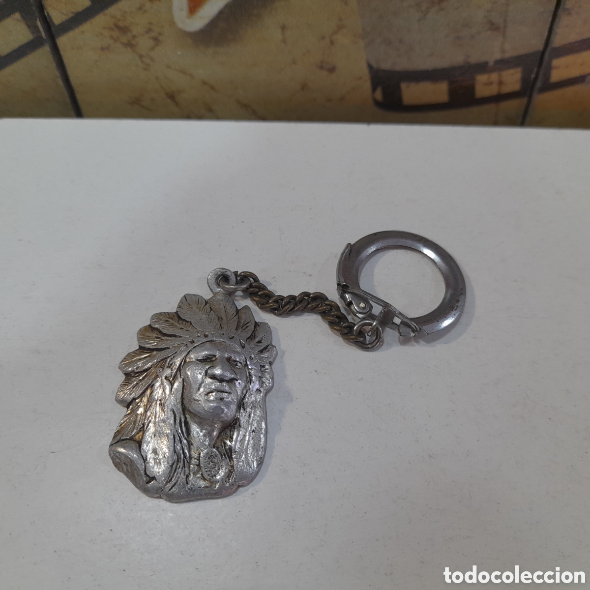 Coleccionismo de llaveros: Antiguo llavero Indio