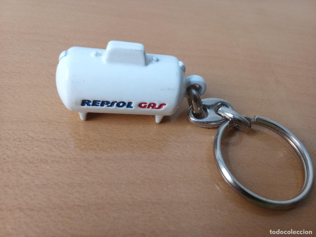 Coleccionismo de llaveros: Llavero con cisterna Repsol Gas pesa