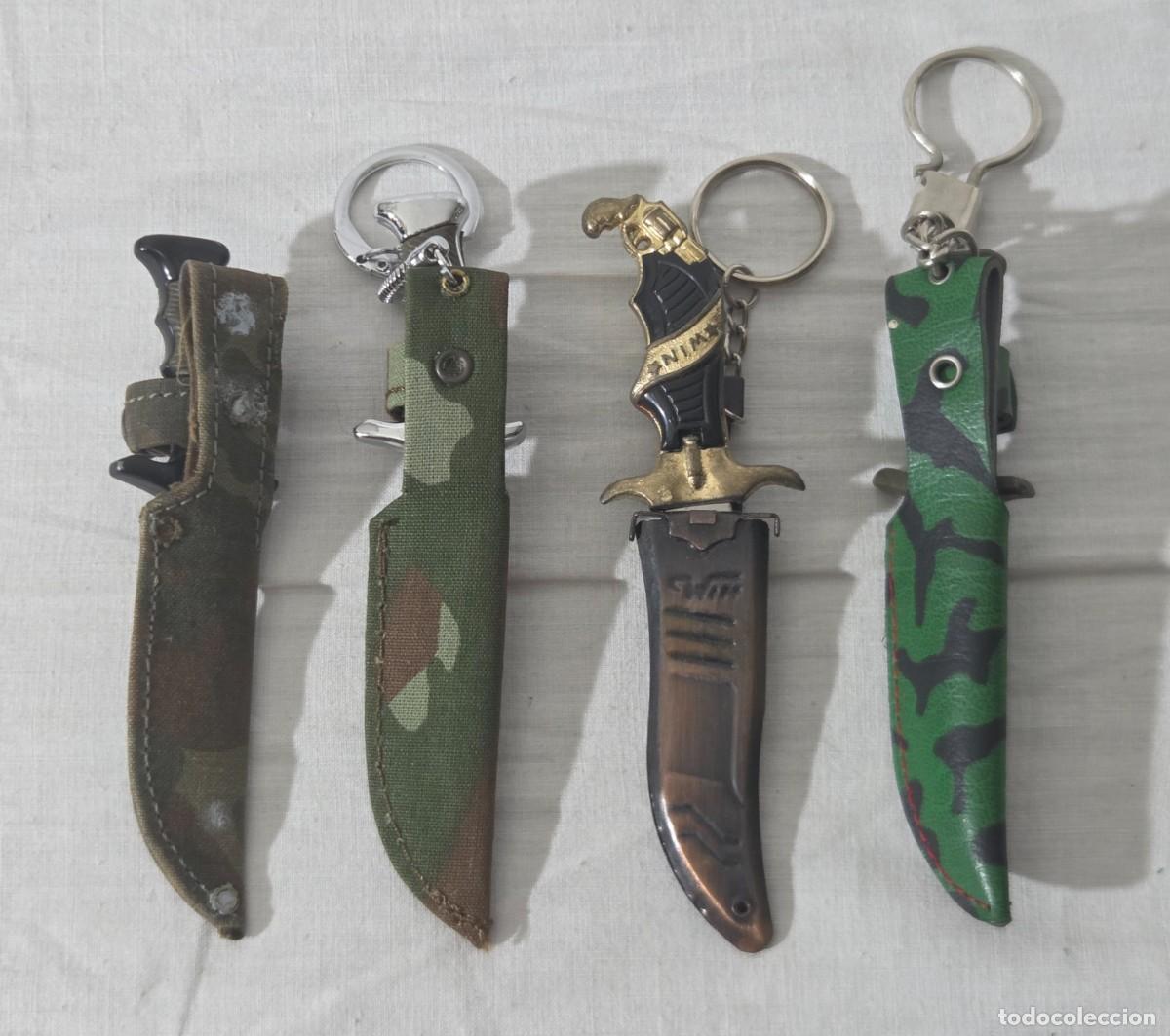 Coleccionismo de llaveros: 4 llaveros de machetes en miniatura - Foto 2