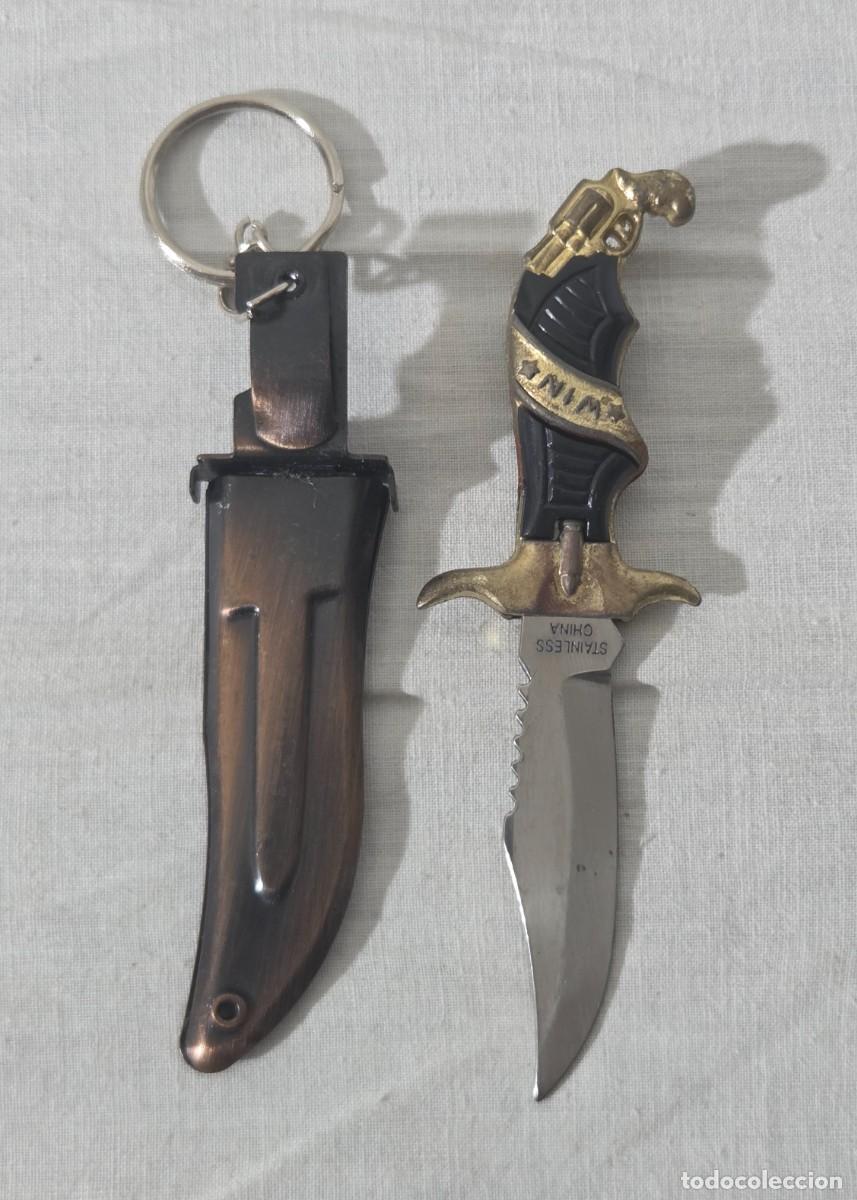 Coleccionismo de llaveros: 4 llaveros de machetes en miniatura - Foto 3