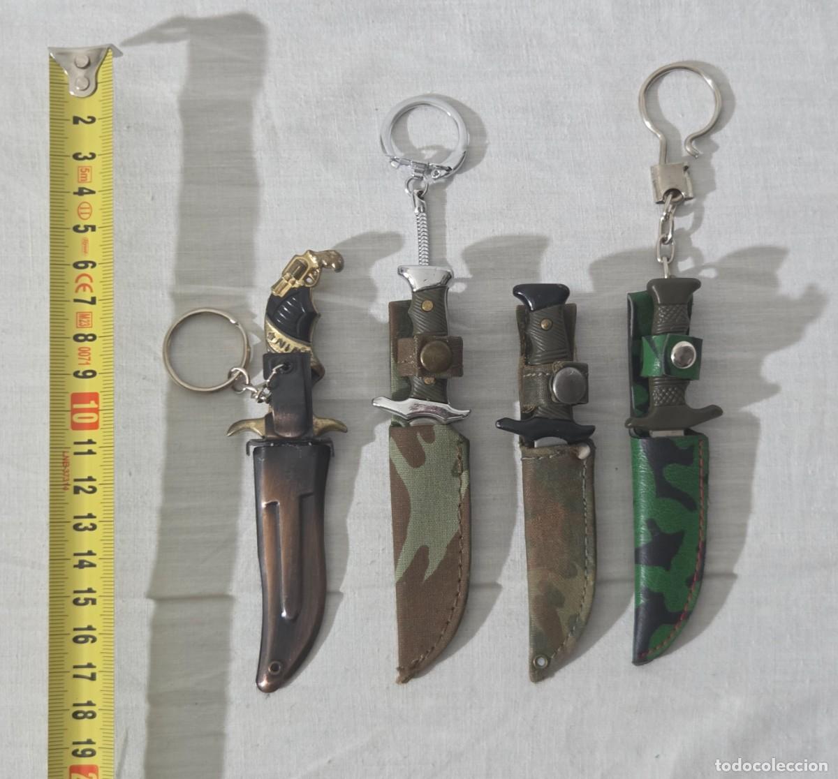 Coleccionismo de llaveros: 4 llaveros de machetes en miniatura - Foto 24