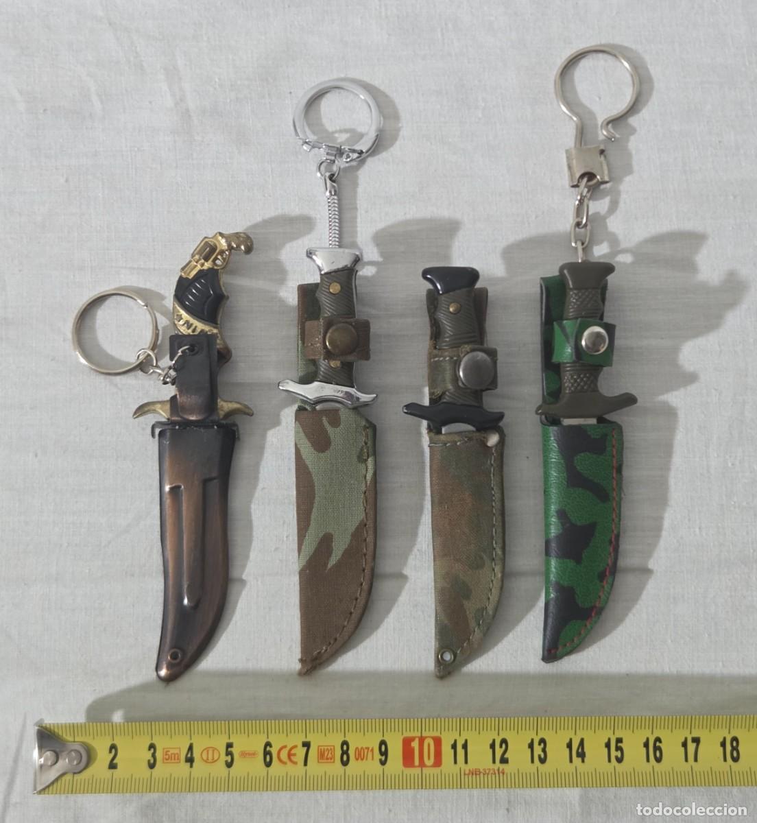 Coleccionismo de llaveros: 4 llaveros de machetes en miniatura - Foto 25