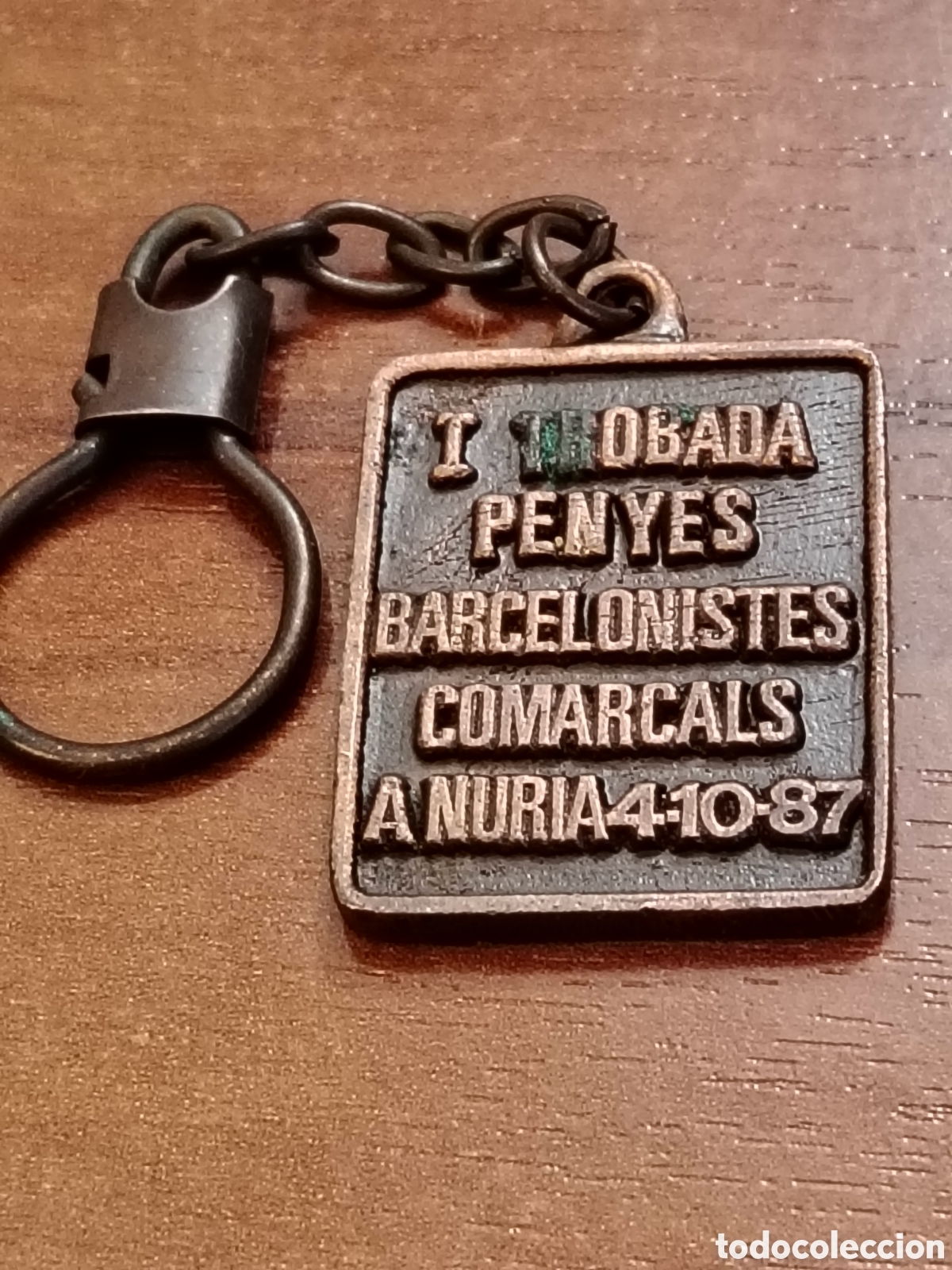 Coleccionismo de llaveros: Llavero I Trobada de penyes Barcelonistes comarcals any 1987