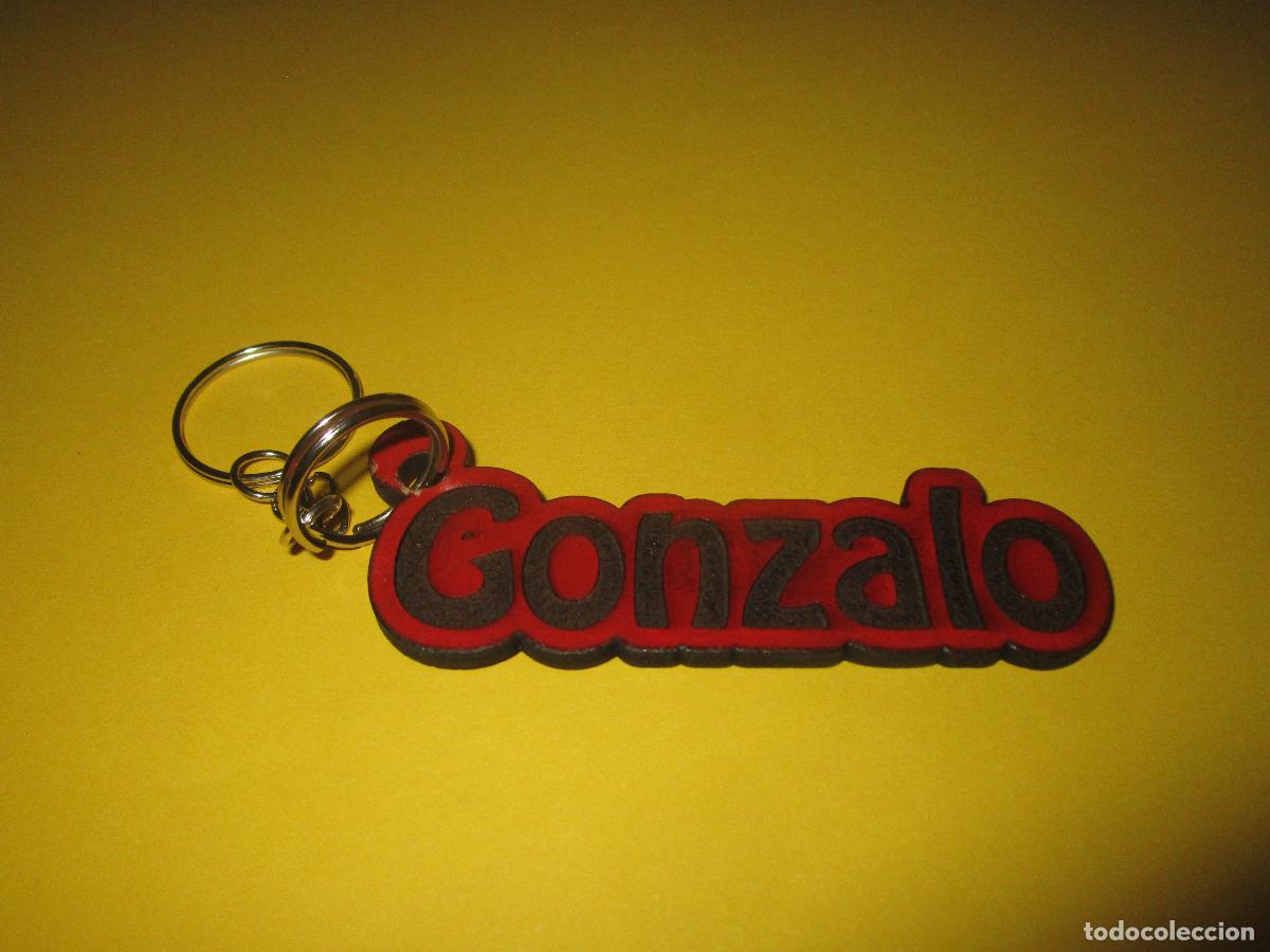 Coleccionismo de llaveros: LLAVERO PERSONALIZADO DE MADERA GRABADO CON NOMBRE - GONZALO - ARTESANAL