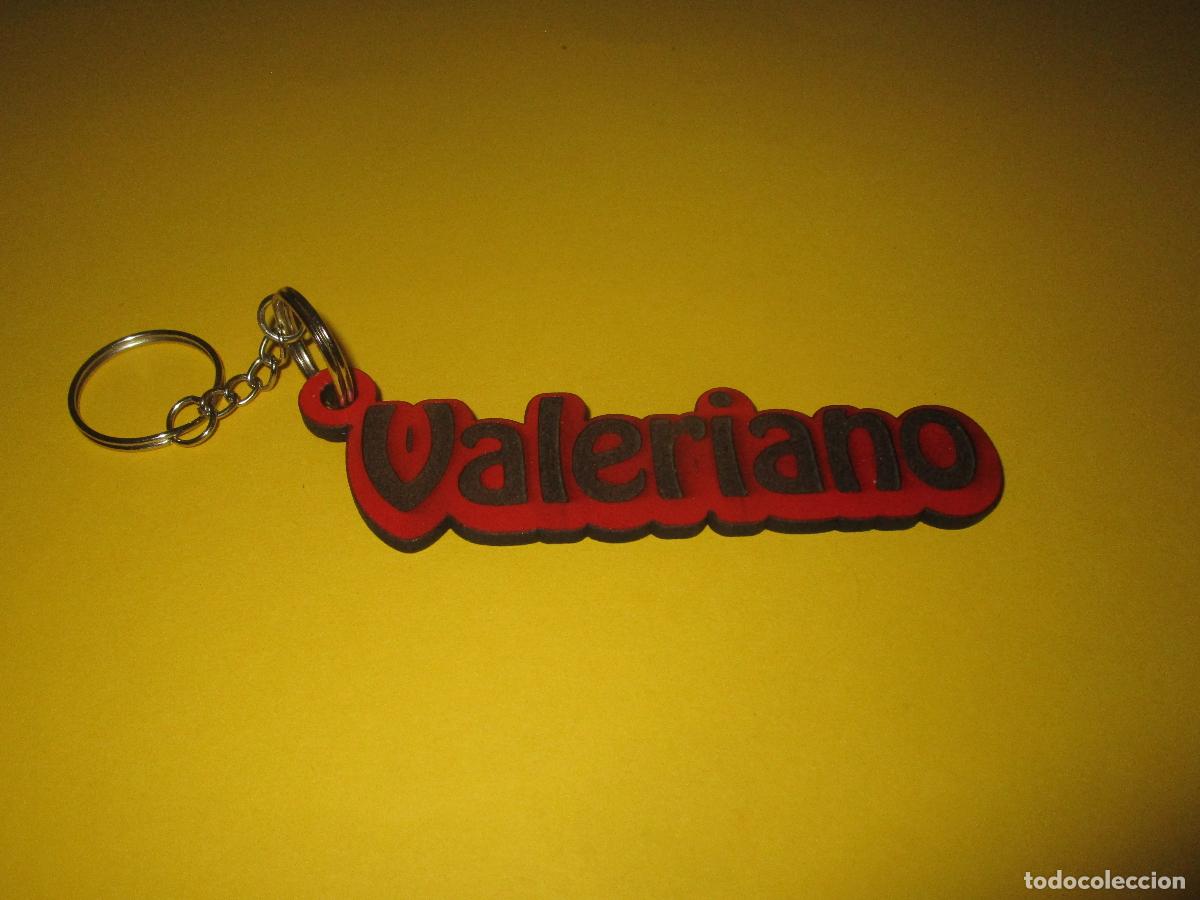 Coleccionismo de llaveros: LLAVERO PERSONALIZADO DE MADERA GRABADO CON NOMBRE - VALERIANO - ARTESANAL