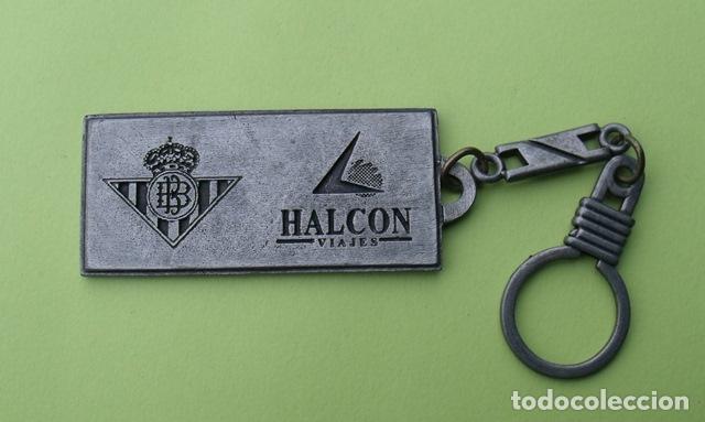 Coleccionismo de llaveros: Llaver Halc&oacute;n Viajes Real Federaci&oacute;n Espa&ntilde;ola F&uacute;tbol - Final Copa Rey - Barcelona Betis 1997