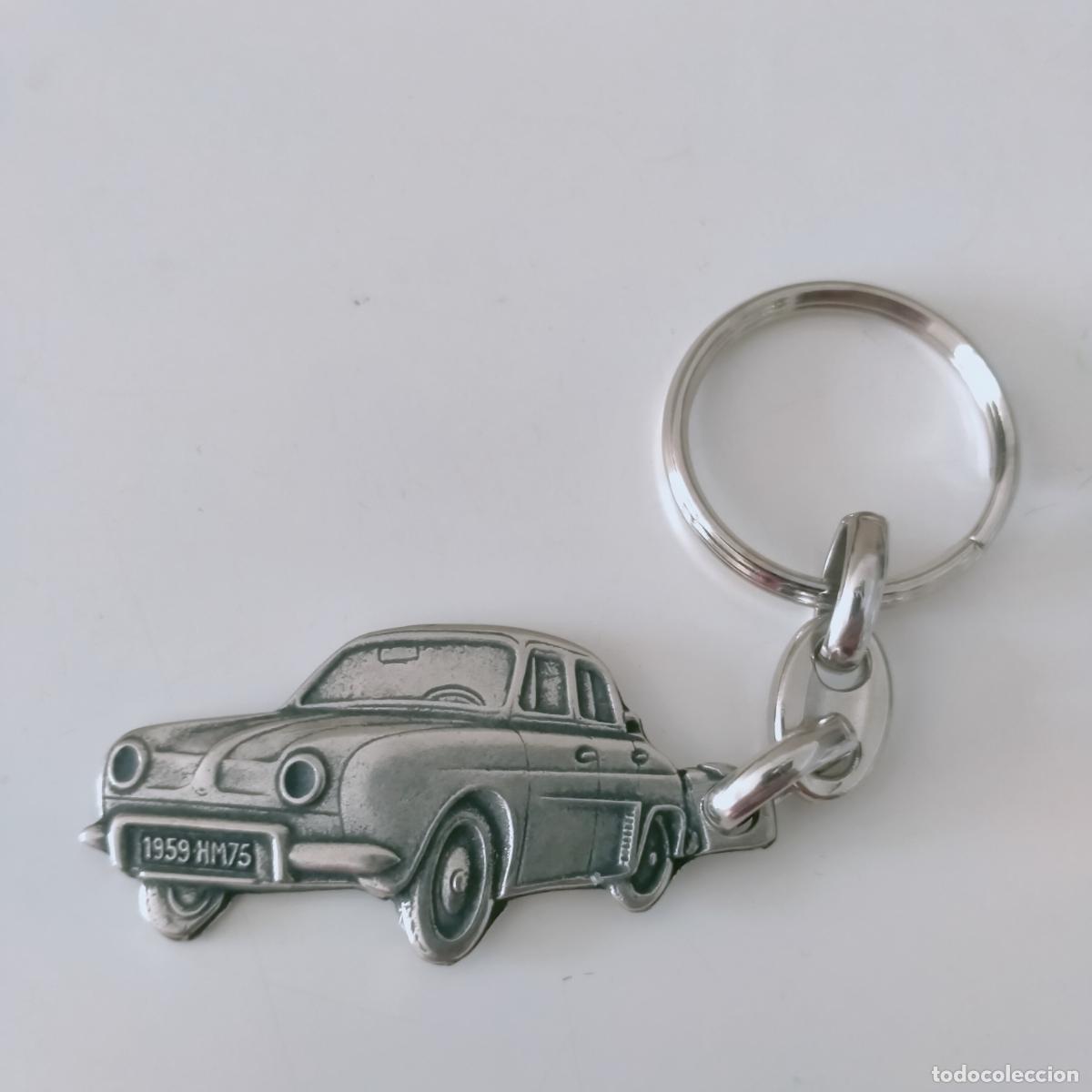 Coleccionismo de llaveros: llavero renault dauphine cromado