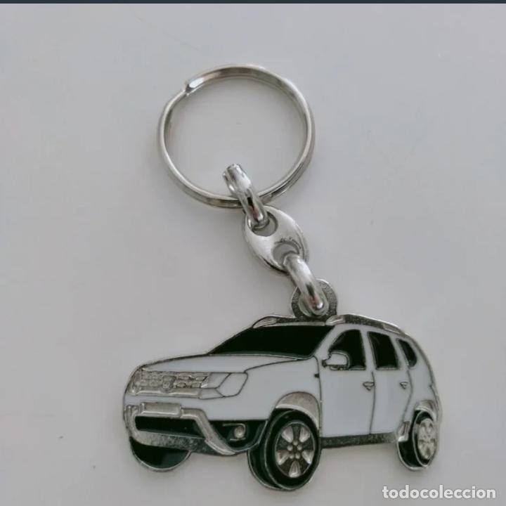 Coleccionismo de llaveros: llavero dacia duster blanco