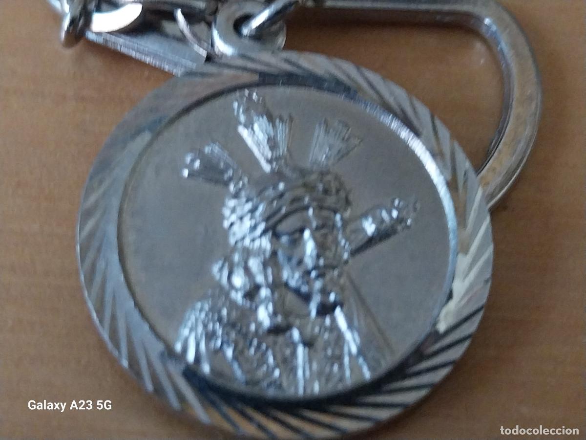 Coleccionismo de llaveros: NAZARERNO SAN CRISTOBAL LLAVERO METAL CROMADO 2.91CMS ALTO VINTAGE A&Ntilde;OS 80 90