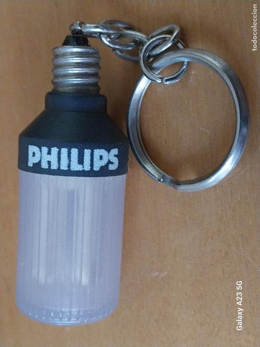 Coleccionismo de llaveros: PHILIPS BOMBILLA AHORRO LLAVERO 5.55CMS ALTO PRECIOSA