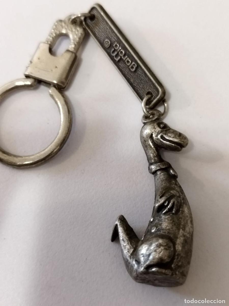Coleccionismo de llaveros: Llavero antiguo Dino Mascota Picapiedras Vintage