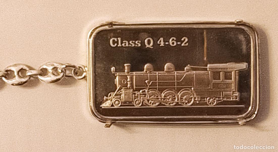 Coleccionismo de llaveros: LLAVERO DE PLATA DE LOCOMOTORA CLASS Q 4-6-2
