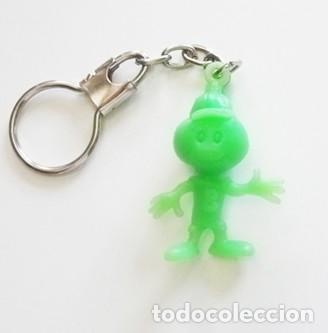 Coleccionismo de llaveros: LLAVERO MU&Ntilde;ECO FIGURA GOMA O PVC MASCOTA BUBO PUBLICIDAD DE CHICLES CHICLE CHEIW A&Ntilde;OS 80 TIPO DUNKIN