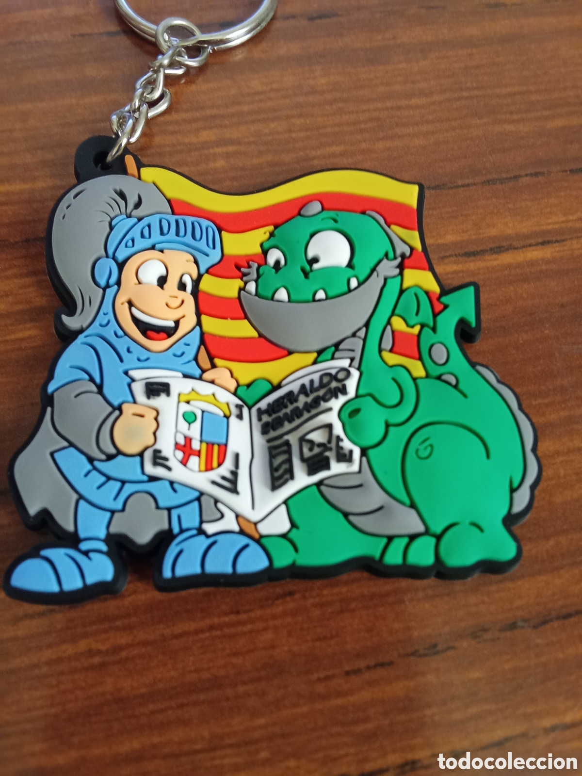 Colecionismo de porta-chaves: llavero San Jorge y el drag&oacute;n JMJ