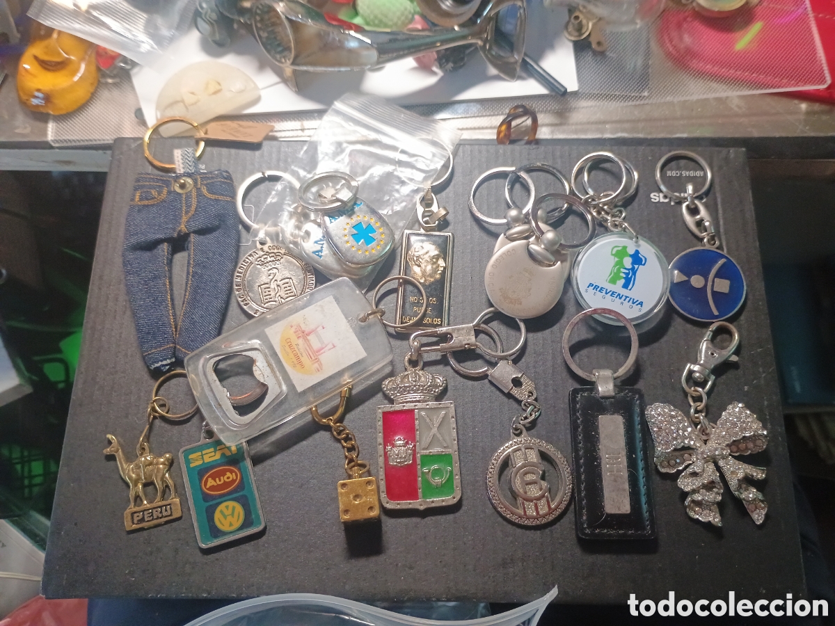 Coleccionismo de llaveros: LOTE LLAVEROS 20 VACIOS