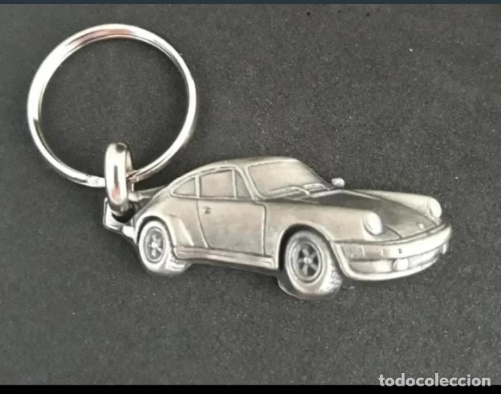 Coleccionismo de llaveros: llavero porsche 911 cromado antiguo