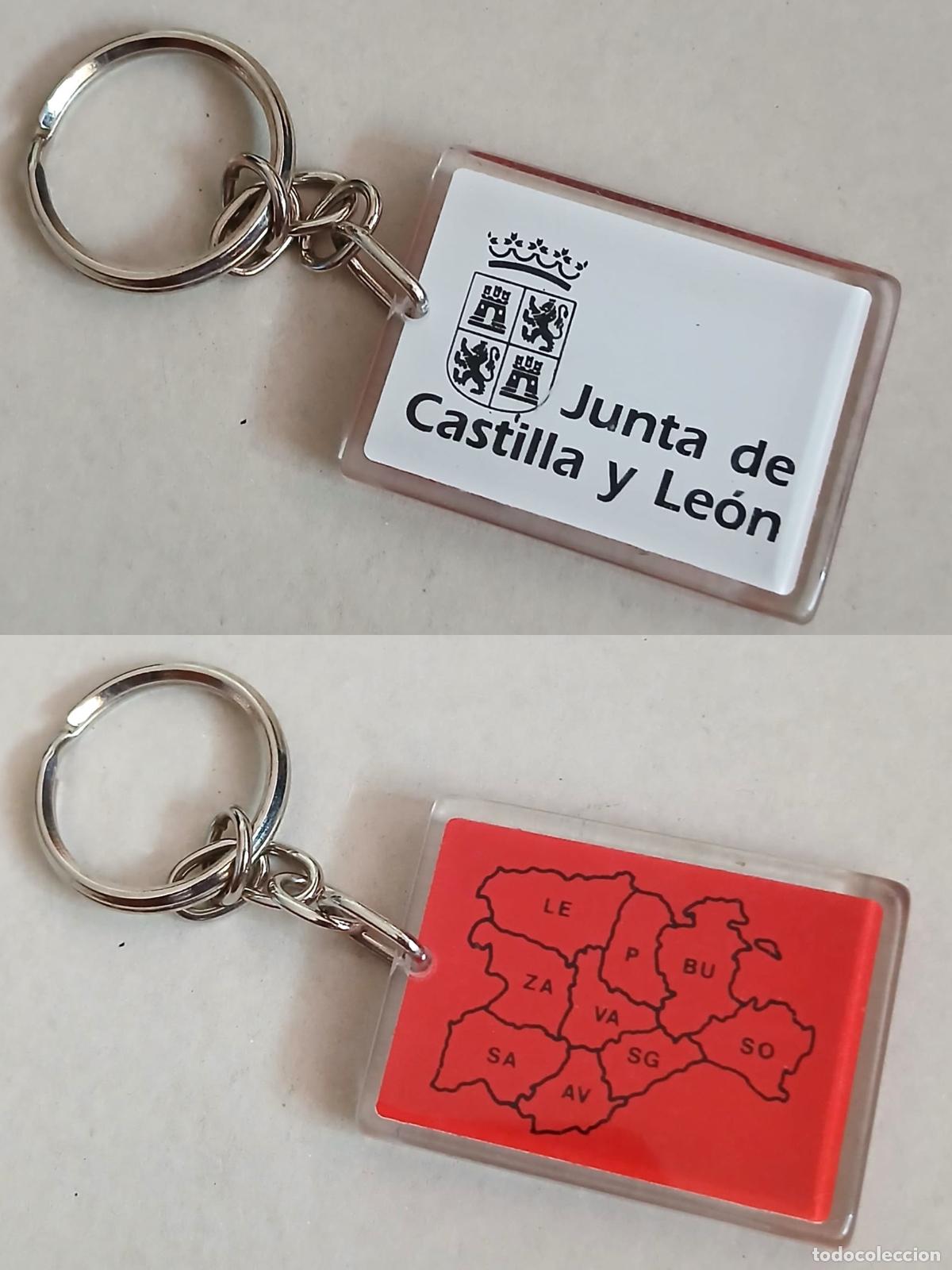 Coleccionismo de llaveros: Antiguo llavero JUNTA DE CASTILLA Y LE&Oacute;N