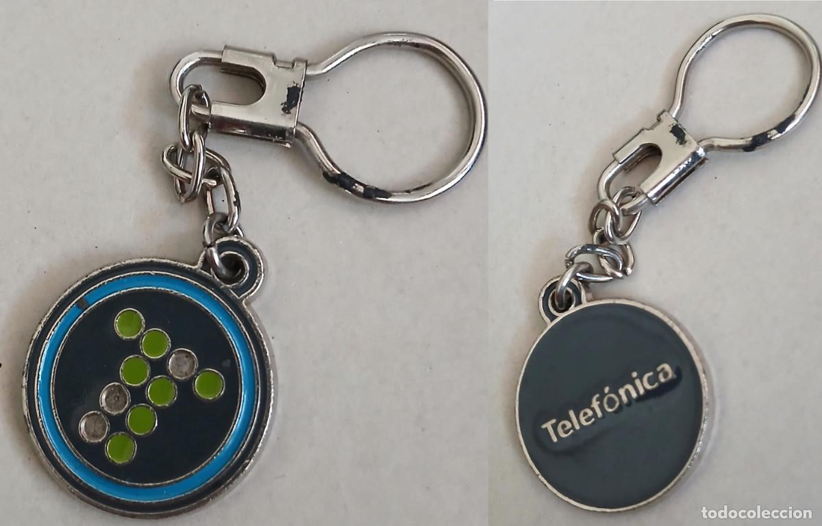 Coleccionismo de llaveros: Antiguo llavero TELEF&Oacute;NICA