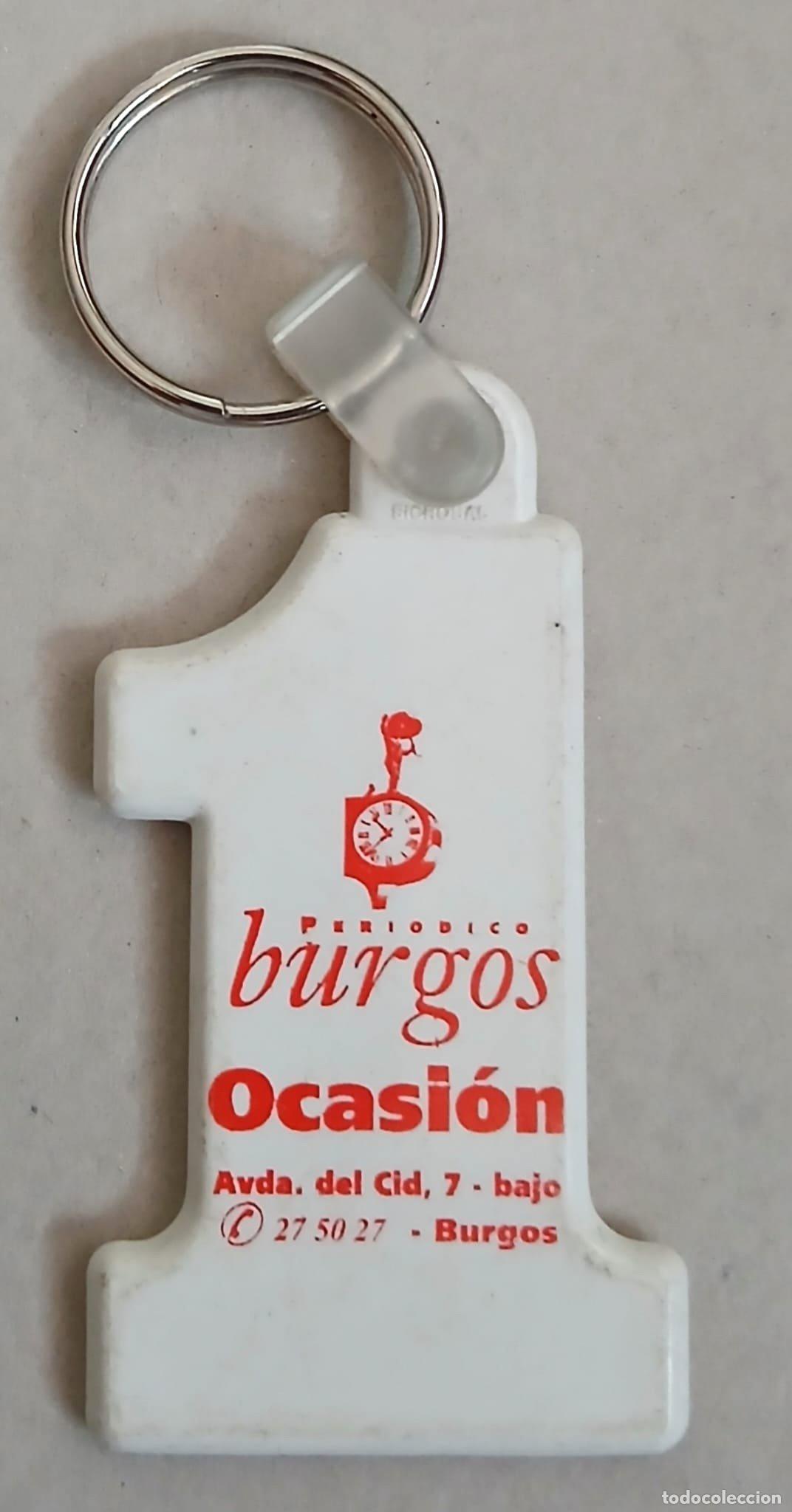 Coleccionismo de llaveros: Antiguo llavero BURGOS OCASI&Oacute;N - BURGOS