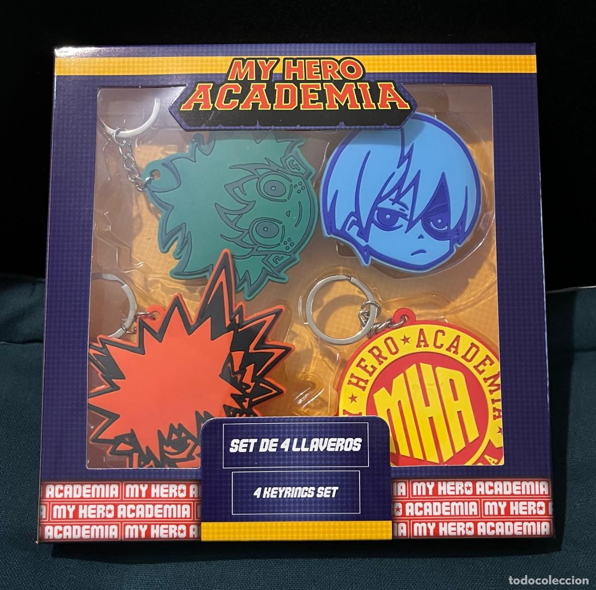 Coleccionismo de llaveros: Set 4 Llaveros My Hero Academia