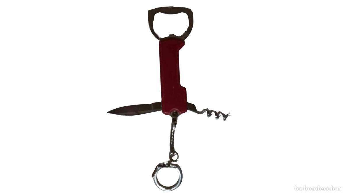 Coleccionismo de llaveros: NAVAJA MULTIUSOS LLAVERO OPEL - CUCHILLO, SACACORCHOS Y ABREBOTELLAS - VINTAGE A&Ntilde;OS 80/90