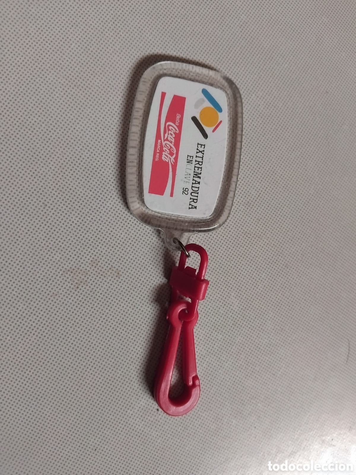Coleccionismo de llaveros: Llavero cocacola Extremadura 1992