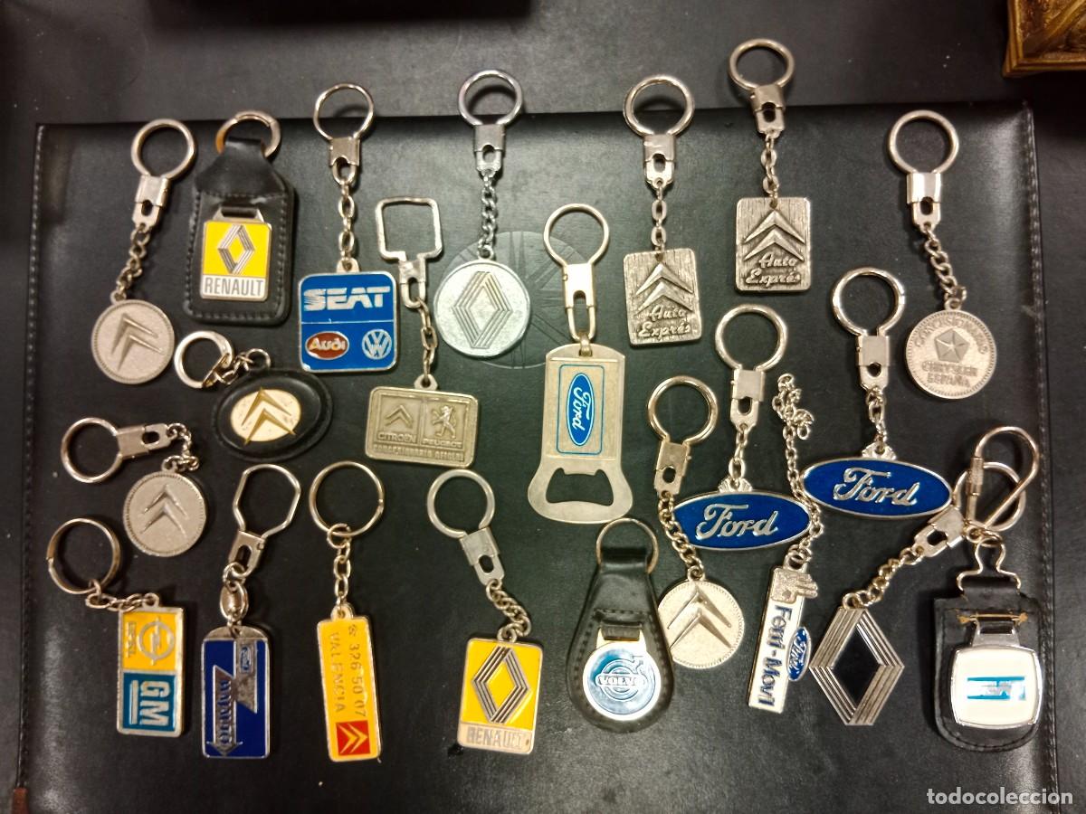 Coleccionismo de llaveros: 22 LLAVEROS DE CONCESIONARIOS Y TALLERES SEAT RENAULT FORD PEUGEOT CITROEN OPEL CHRYSLER VOLVO