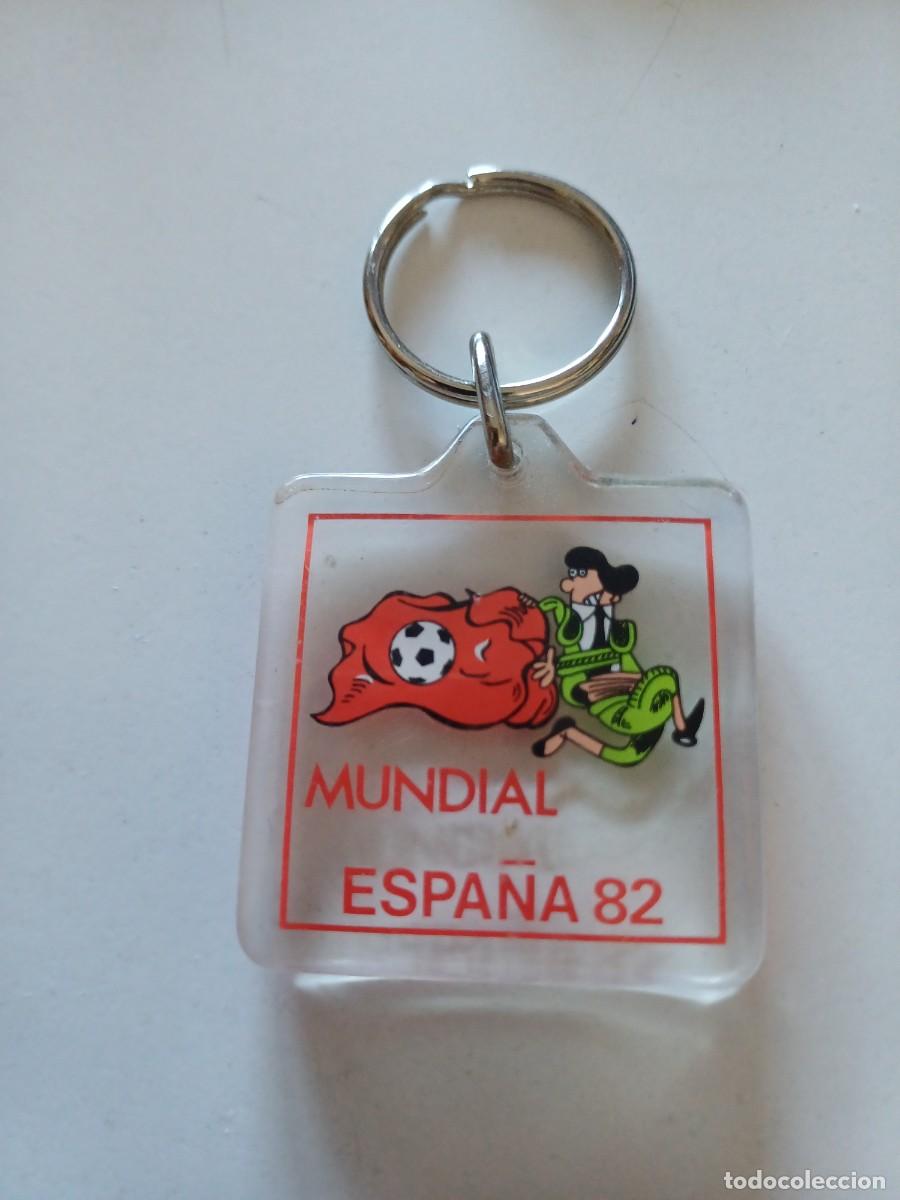 Coleccionismo de llaveros: LLAVERO MUNDIAL 82 CON CARICATURA ESTILO IBA&Ntilde;EZ