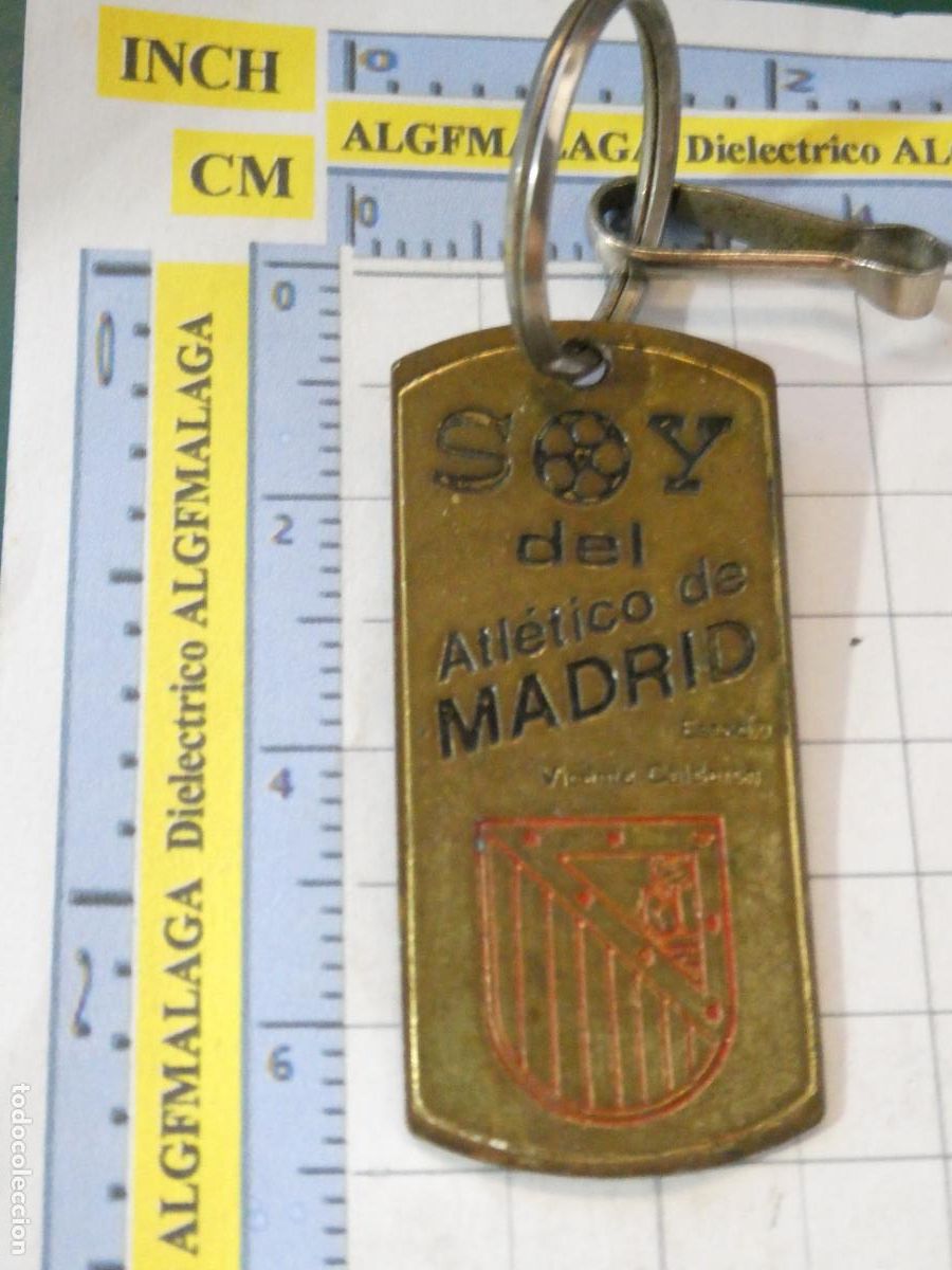 Coleccionismo de llaveros: ANTIGUO LLAVERO DE DEPORTES. F&Uacute;TBOL ATL&Eacute;TICO DE MADRID