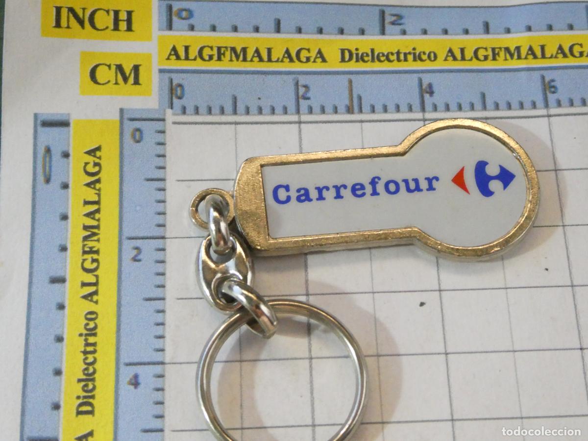 Coleccionismo de llaveros: LLAVERO FICHA PARA CARRO CARRITO SUPERMERCADO. CARREFOUR