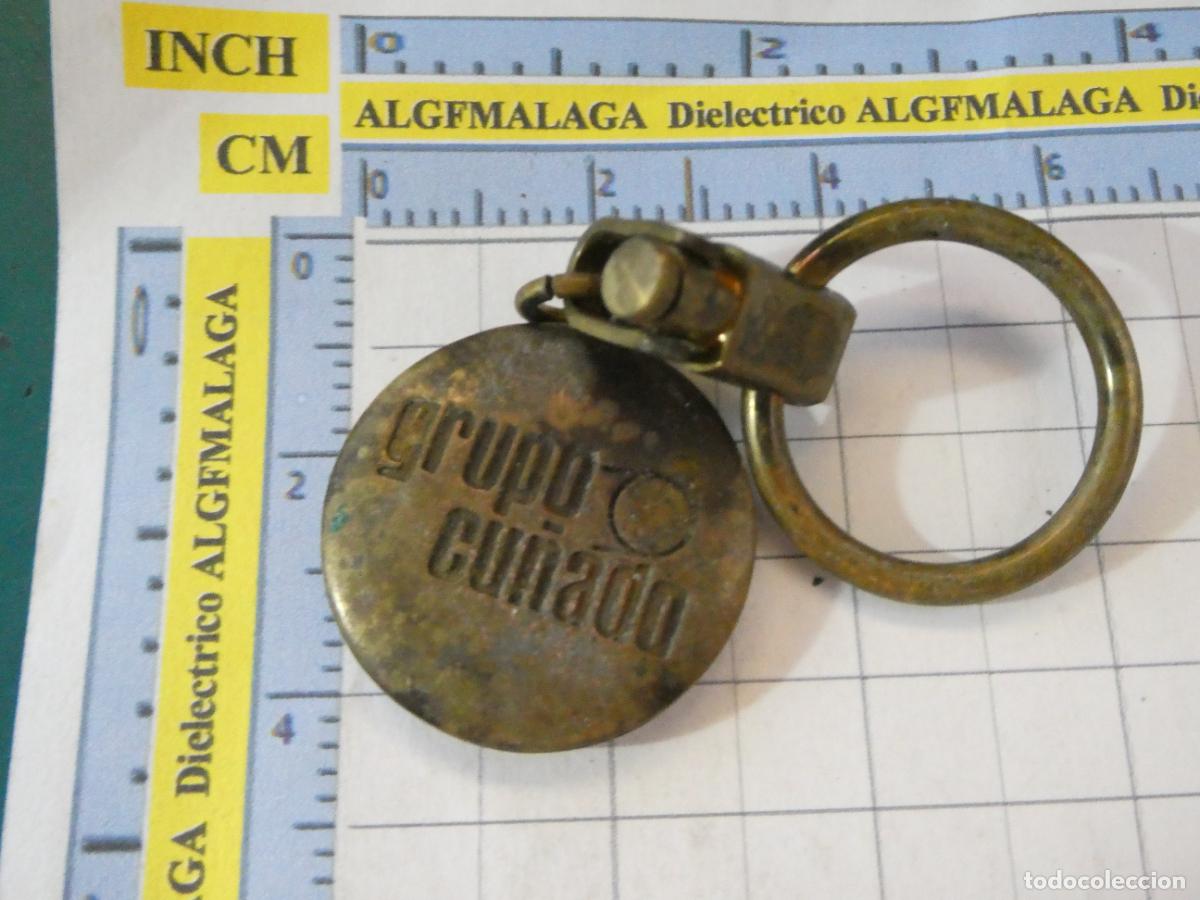 Coleccionismo de llaveros: LLAVERO DE BRONCE CALIDAD. INDUSTRIA GRUPO CU&Ntilde;ADO