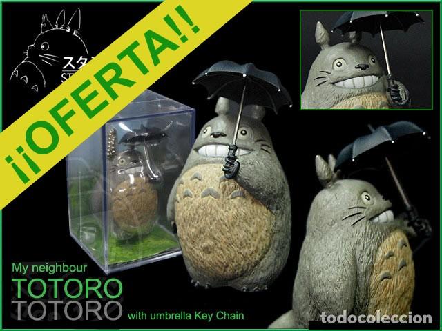 Coleccionismo de llaveros: Totoro con paraguas llavero COMINICA Ghibli Precintado Miyazaki