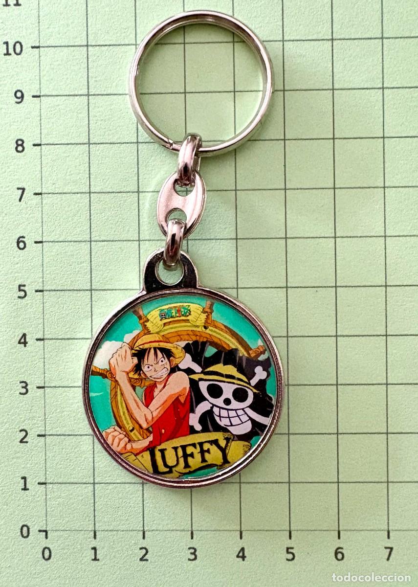 Coleccionismo de llaveros: LLAVERO LUFFY ONE PIECE NUEVEO Y SIN USO, METAL Y RESINA