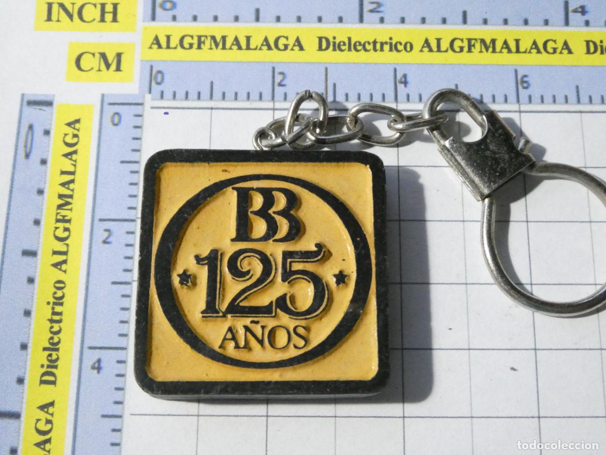 Coleccionismo de llaveros: LLAVERO DE BANCOS CAJAS DE AHORRO. 125 ANIVERSARIO BANCO BILBAO