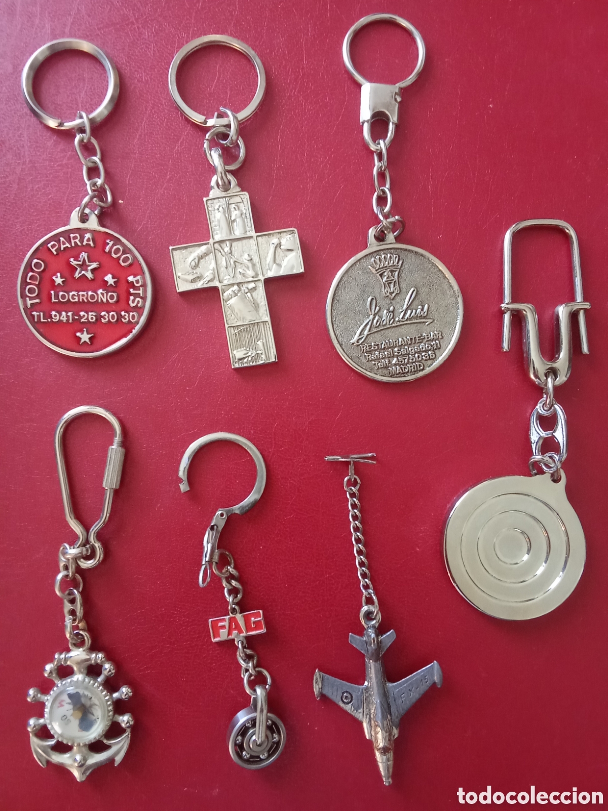 Coleccionismo de llaveros: lote de 7 llaveros variados JMJ