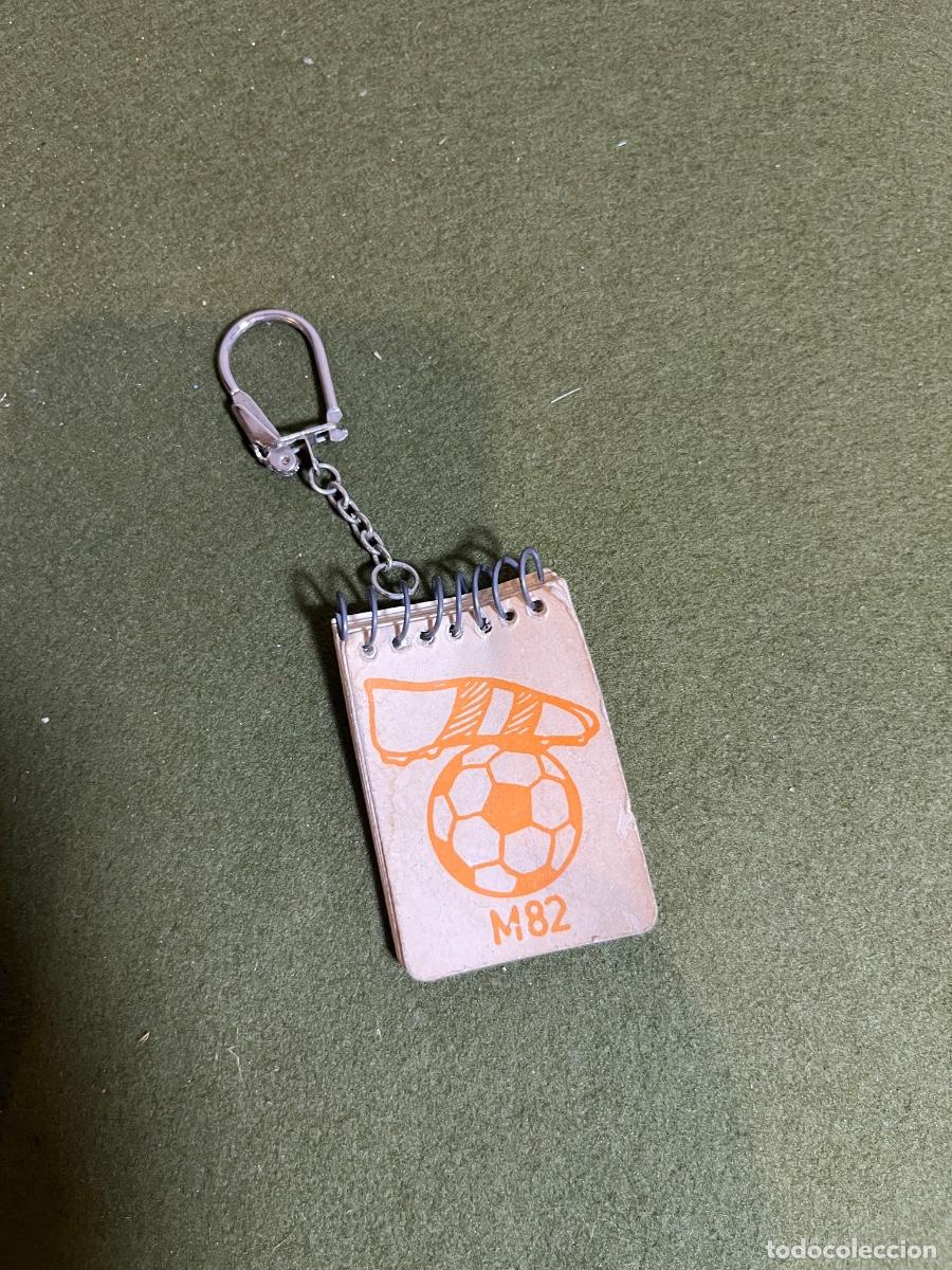 Sammlung von Schl&uuml;sselanh&auml;ngern: Llavero calendario Mundial Espa&ntilde;a 82 Naranjito M82 calendario perpetuo bolsillo vintage f&uacute;tbol colec