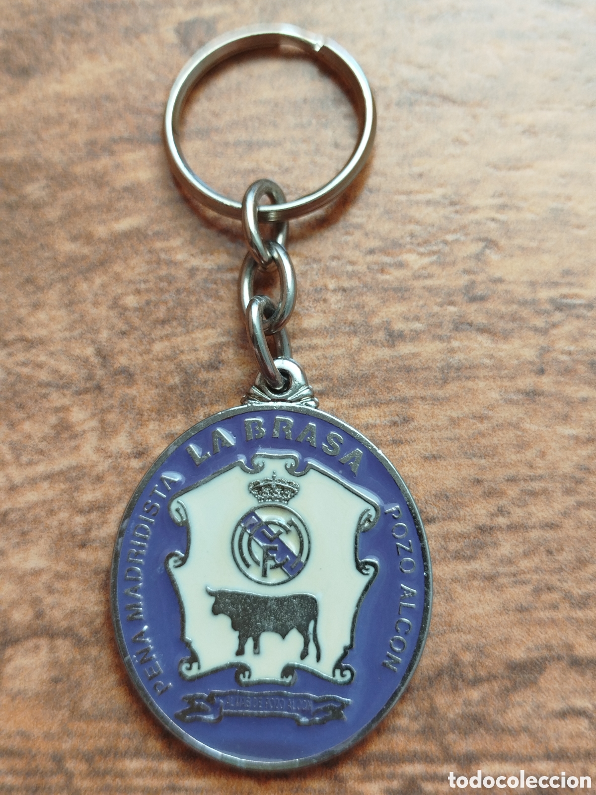 Coleccionismo de llaveros: Llavero Pe&ntilde;a Madridista La Brasa Pozo Alcon